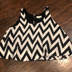 Chevron Crop Top